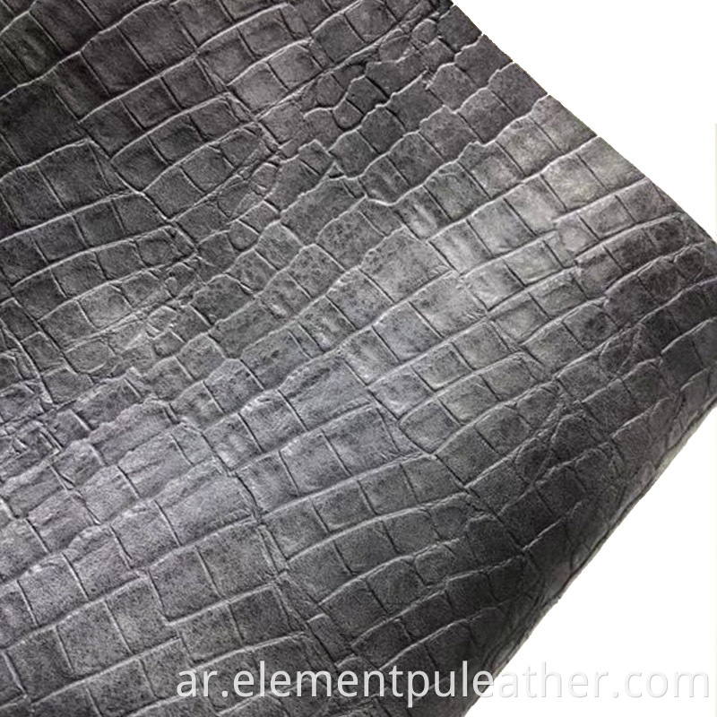 Crocodile Leather PU Artifical Leather